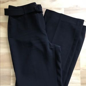 WHBM Black Wide Leg Dress Pants